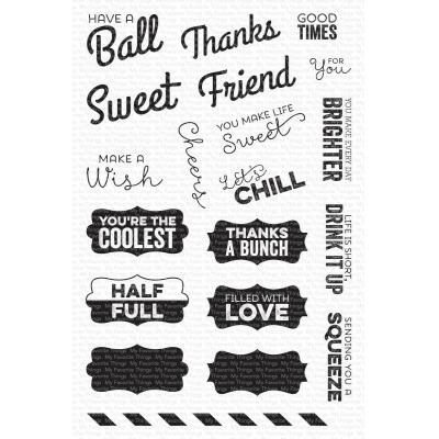 My Favorite Things Clear Stamps - Mason Jar Labels